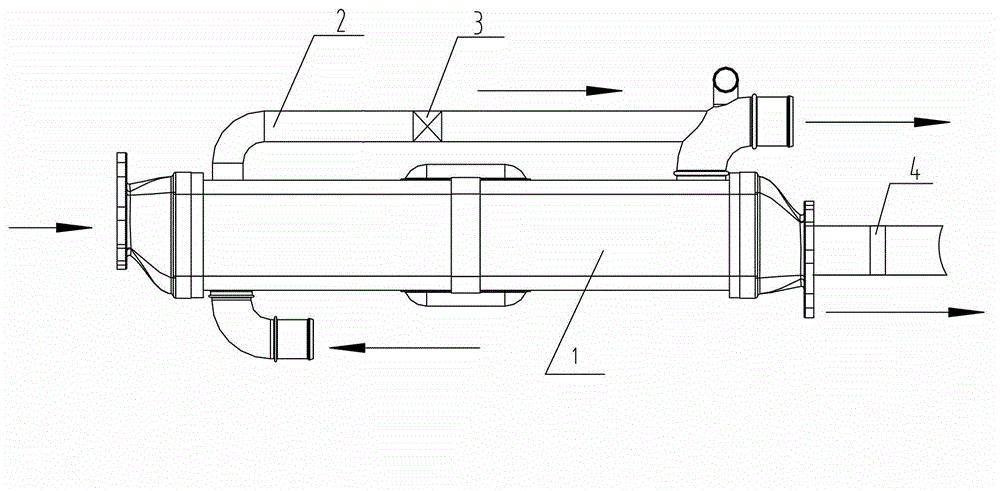 EGR (exhaust gas recirculation) gas temperature control device, EGR gas temperature control method, engine and engineering machinery