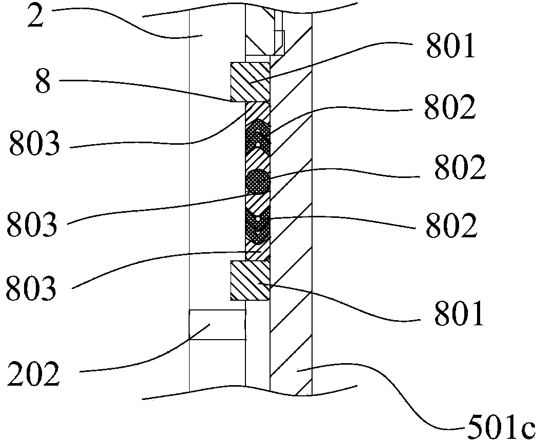 Drilling liner hanger and string type well cementing system comprising same