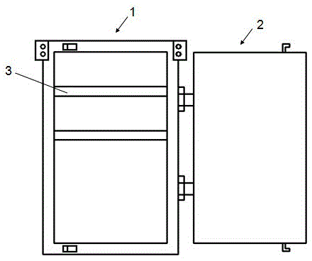 Integrated supporting plate structure for cold-chain logistics cold insulation box