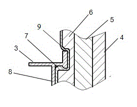 Integrated supporting plate structure for cold-chain logistics cold insulation box