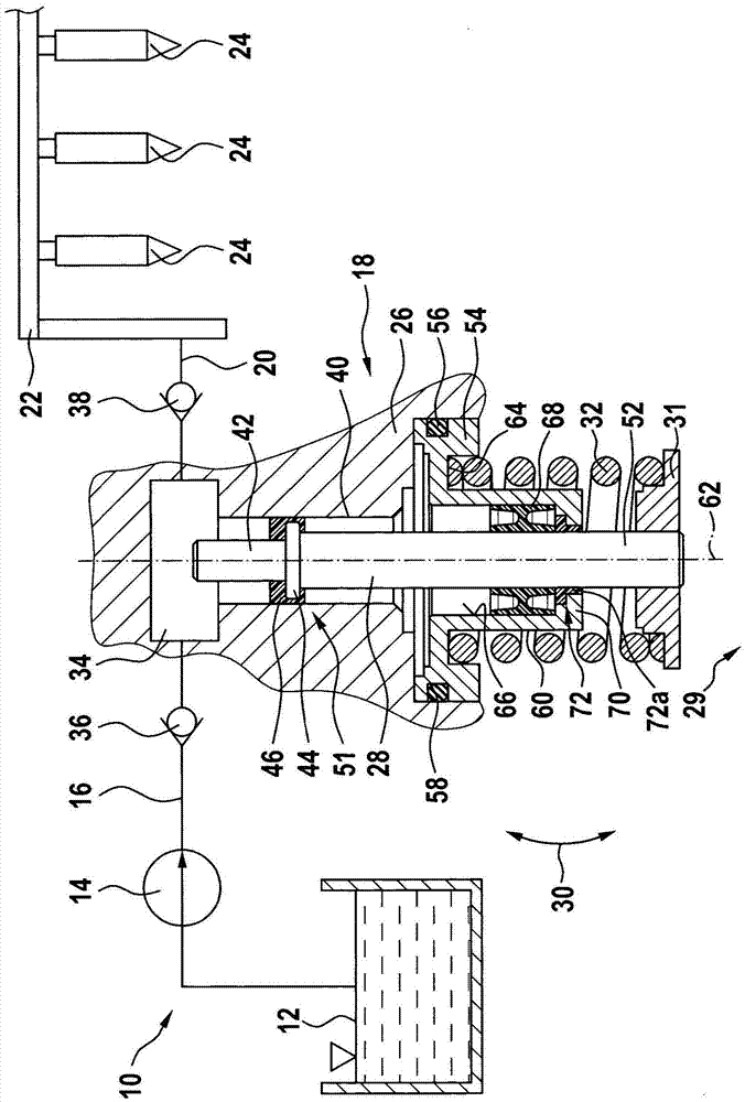 Piston fuel pump for an internal combustion engine