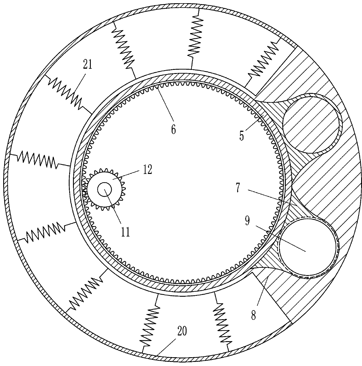 Municipal well lid casting device