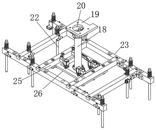 Construction vehicle axle tube processing integrated equipment