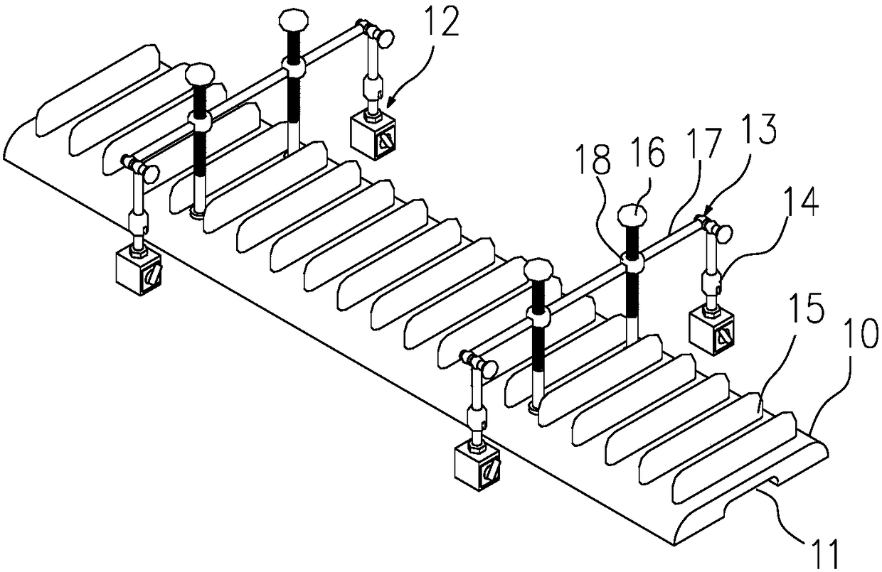 Detachable liner plate device for FCB method welding and application method of detachable liner plate device