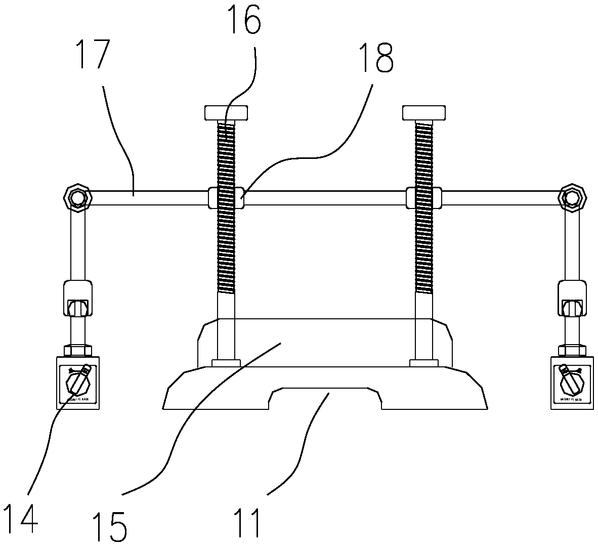 Detachable liner plate device for FCB method welding and application method of detachable liner plate device