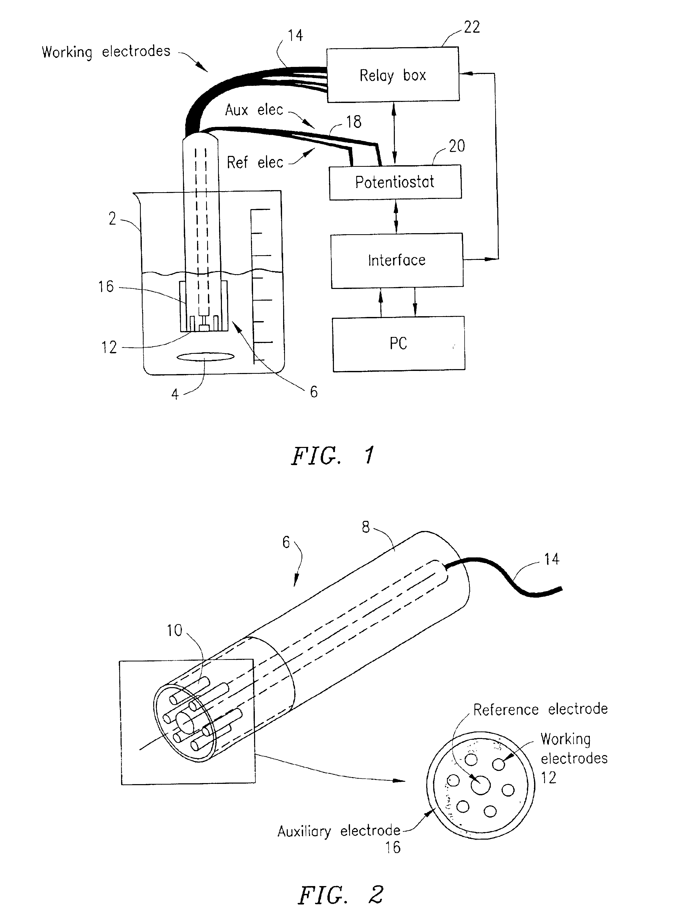 Electronic tongue as ozone detector