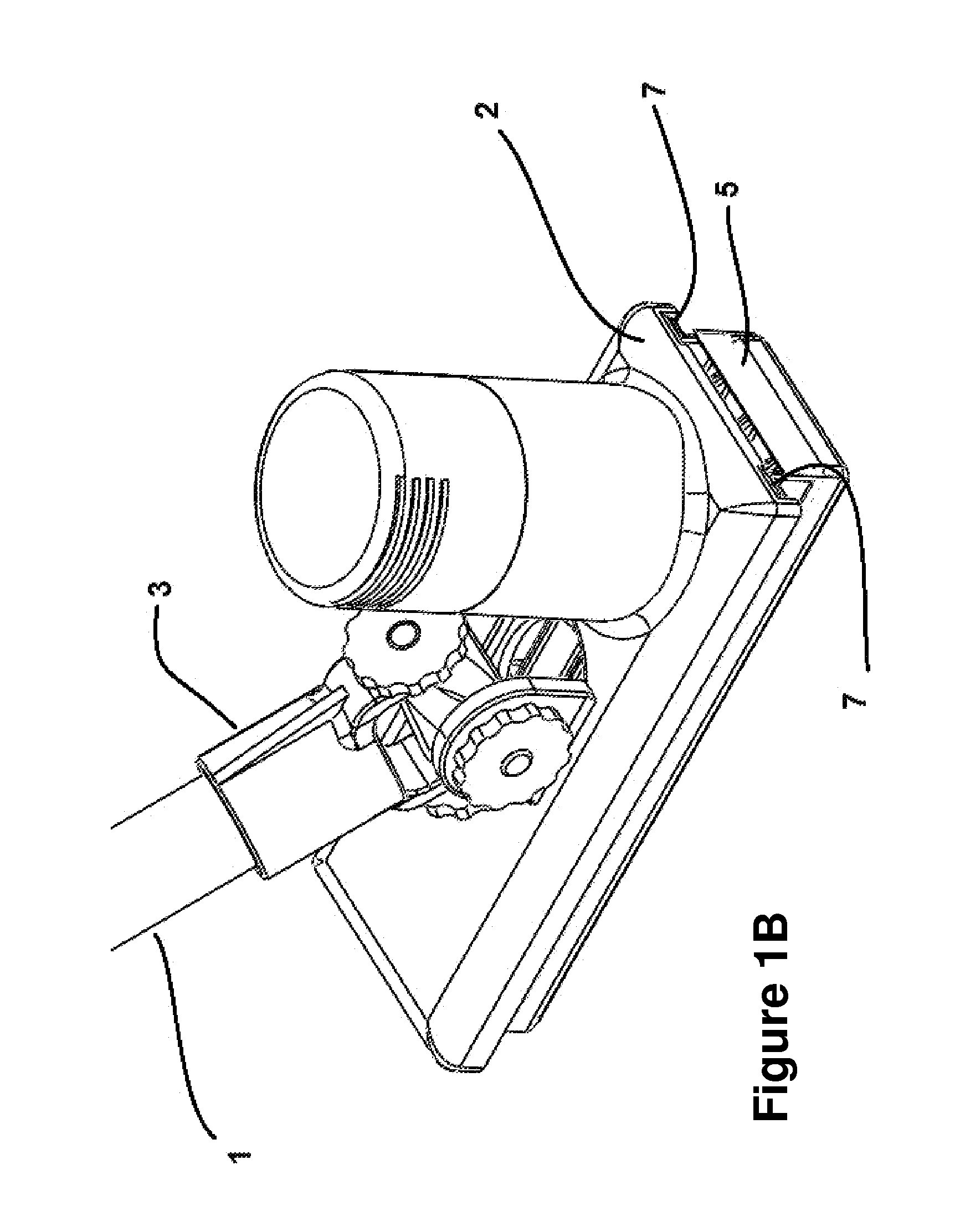 Curling broom incorporating a motor