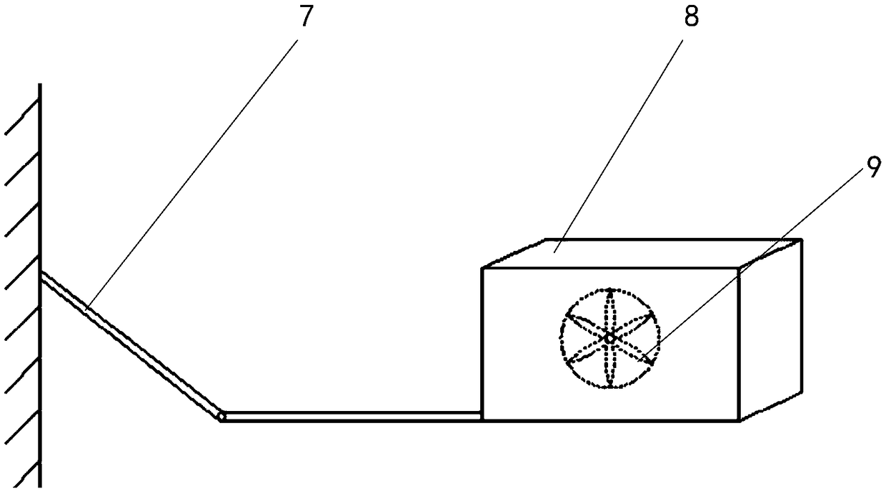 Ventilation control device and system for cinema