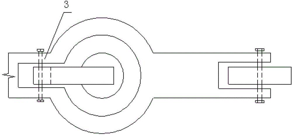 A variable diameter tube external magnetic memory detection device