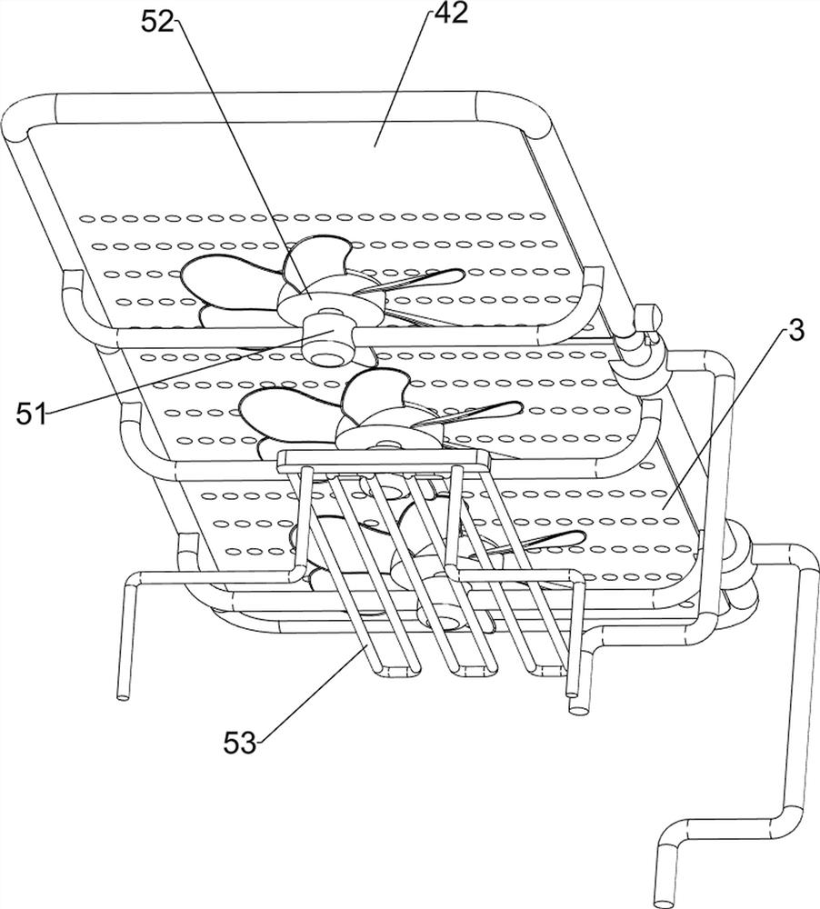 Multifunctional medical bed for burn department