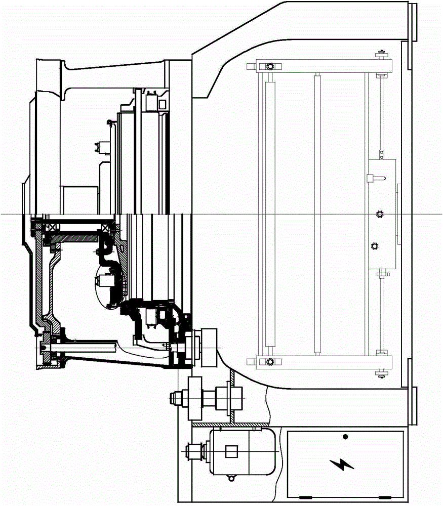 Needle bed jacquard mechanism on knitting circular weft machine