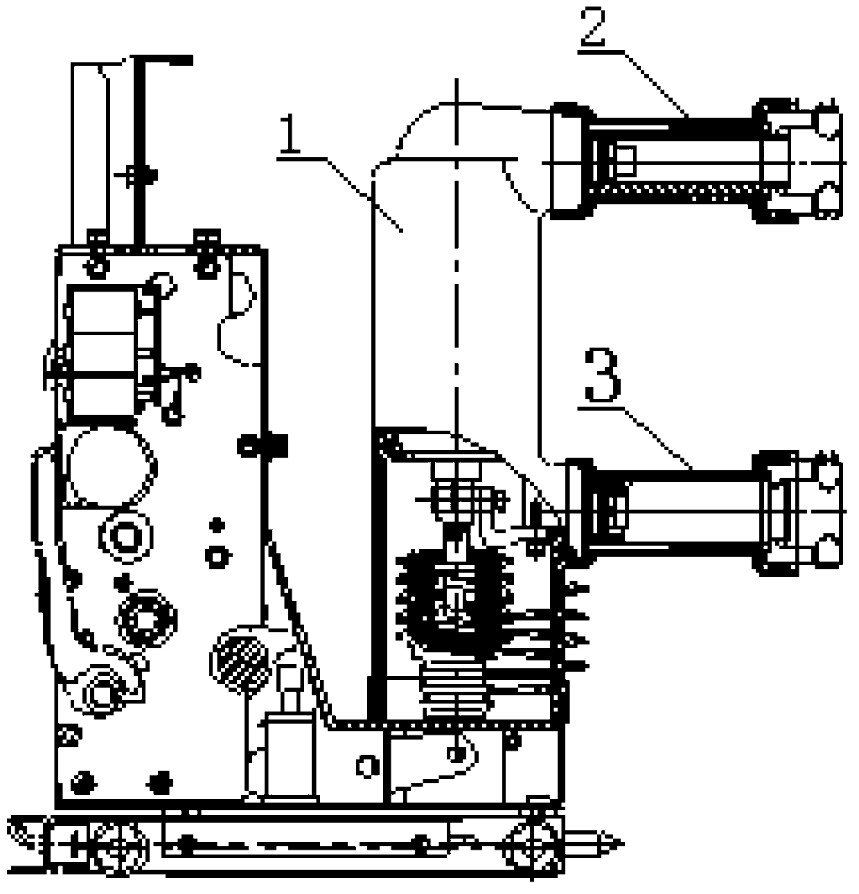 Novel vacuum circuit breaker with fixedly encapsulated pole