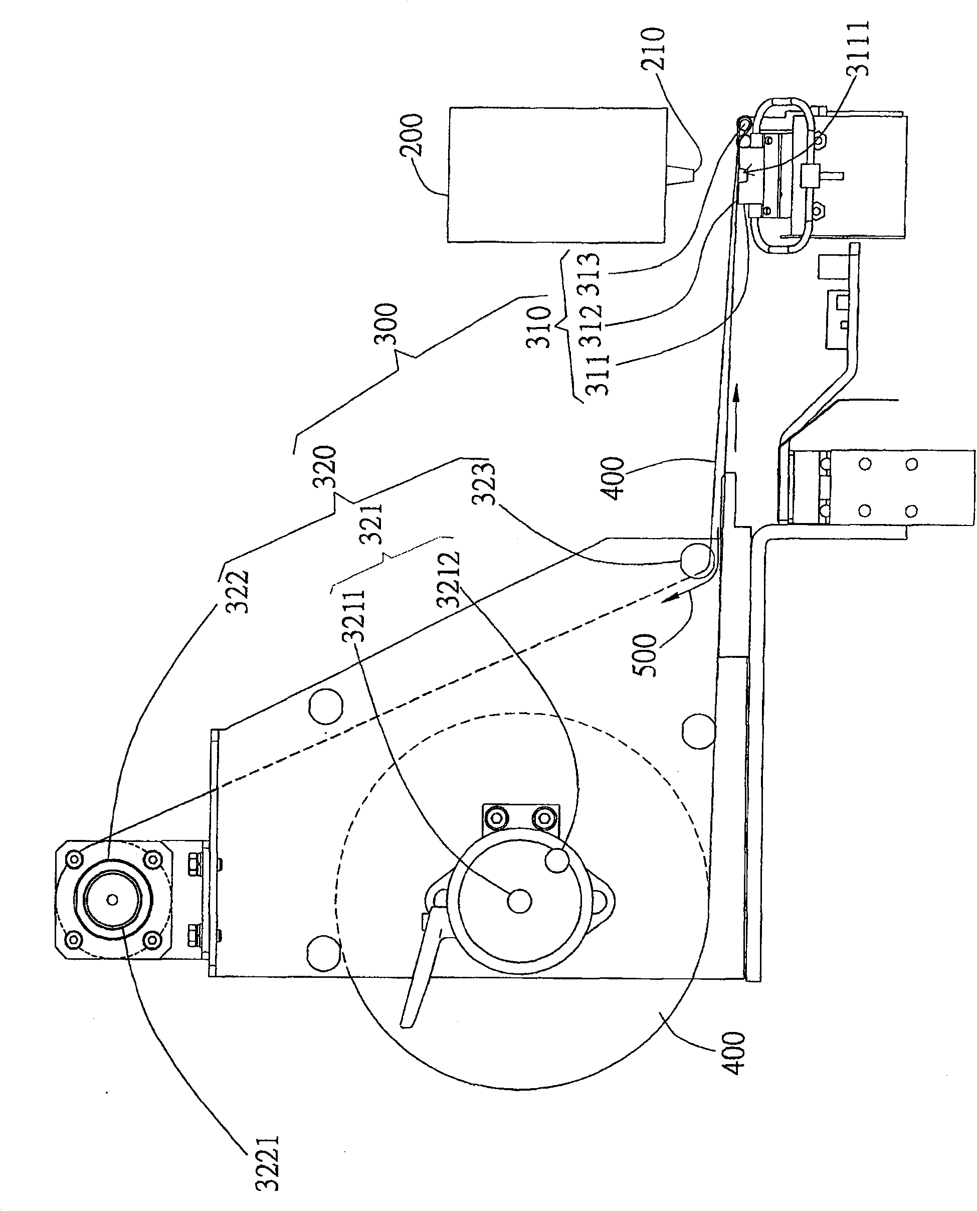 Coating machine nozzle cleaning module and its device