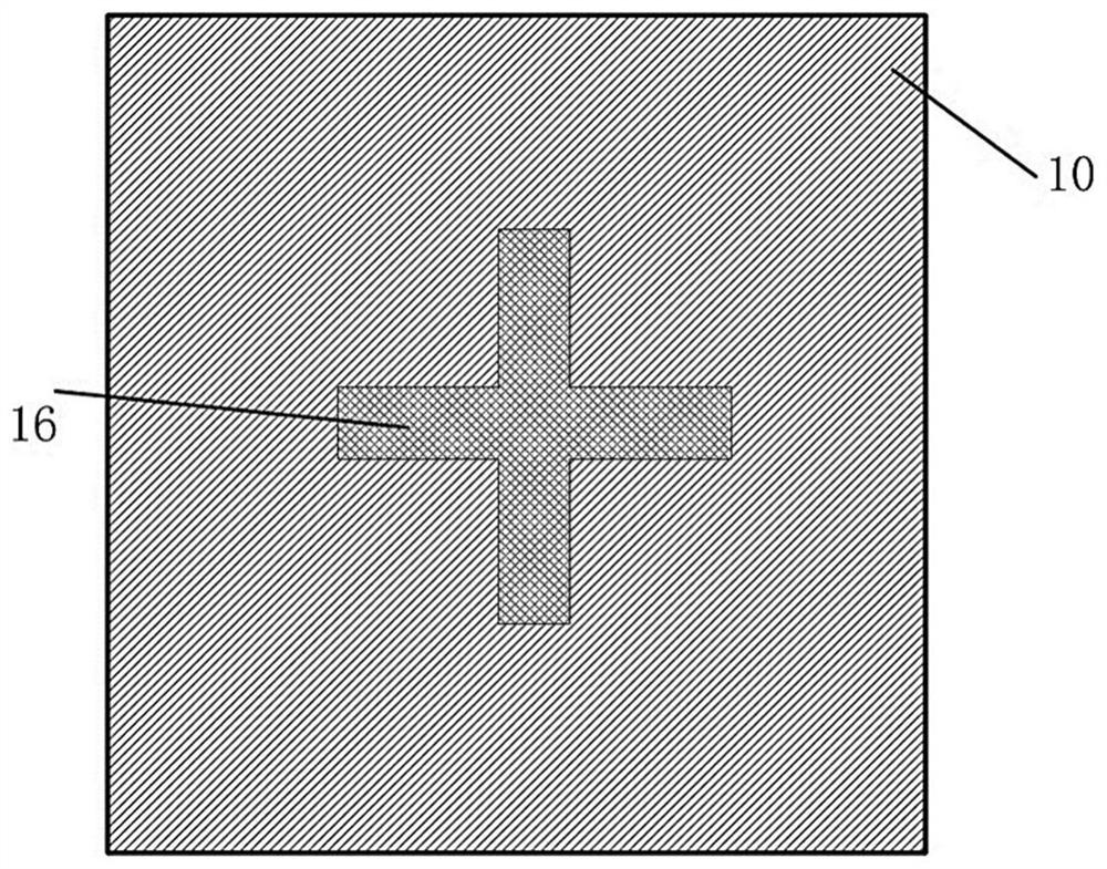 Multi-frequency double-layer dielectric plate feed source patch and radiation slot complementary microstrip antenna