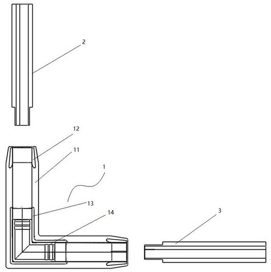 Water-inflow-preventing plugging process based on right-angle bent bus joint