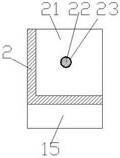 Low-altitude illuminating lamp structure for bridge