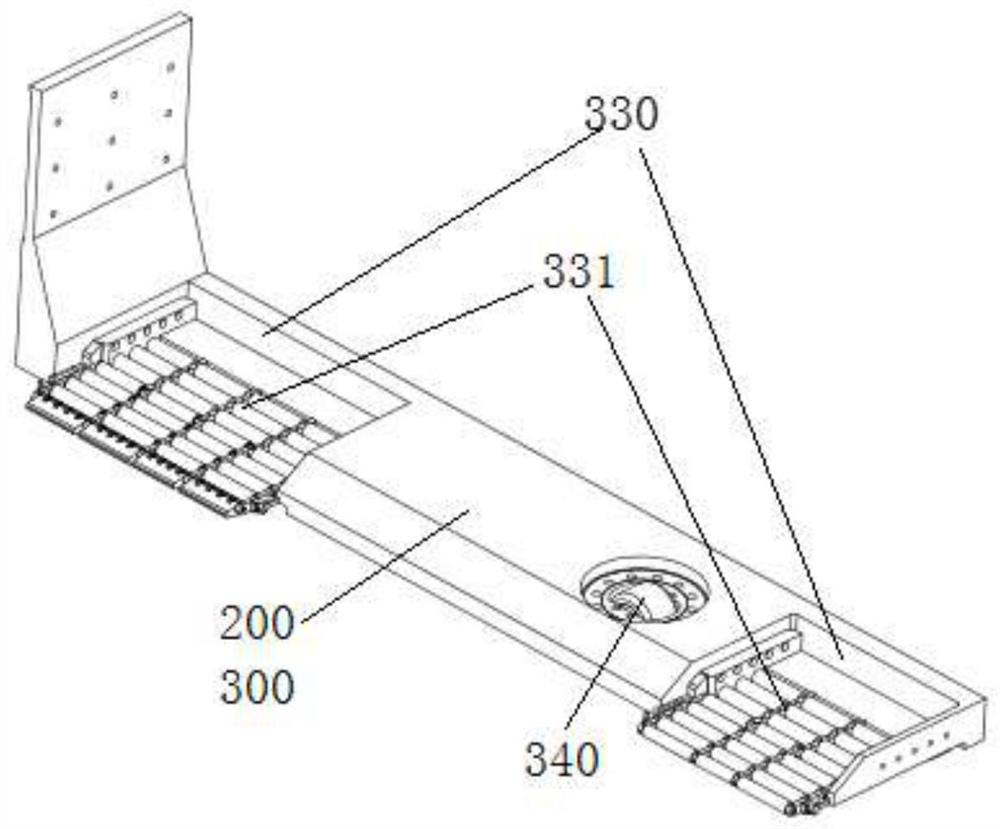 Internal forklift parking robot control system with blocking teeth and method