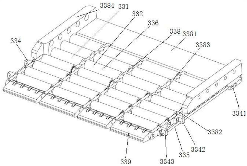 Internal forklift parking robot control system with blocking teeth and method