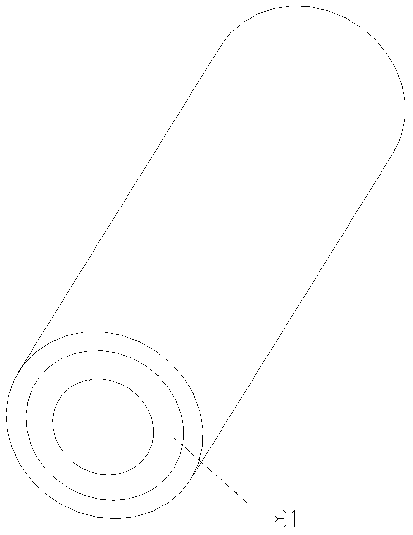 Composite steel pipe processing mechanism, structurally reinforced drainage pipe processed by this mechanism