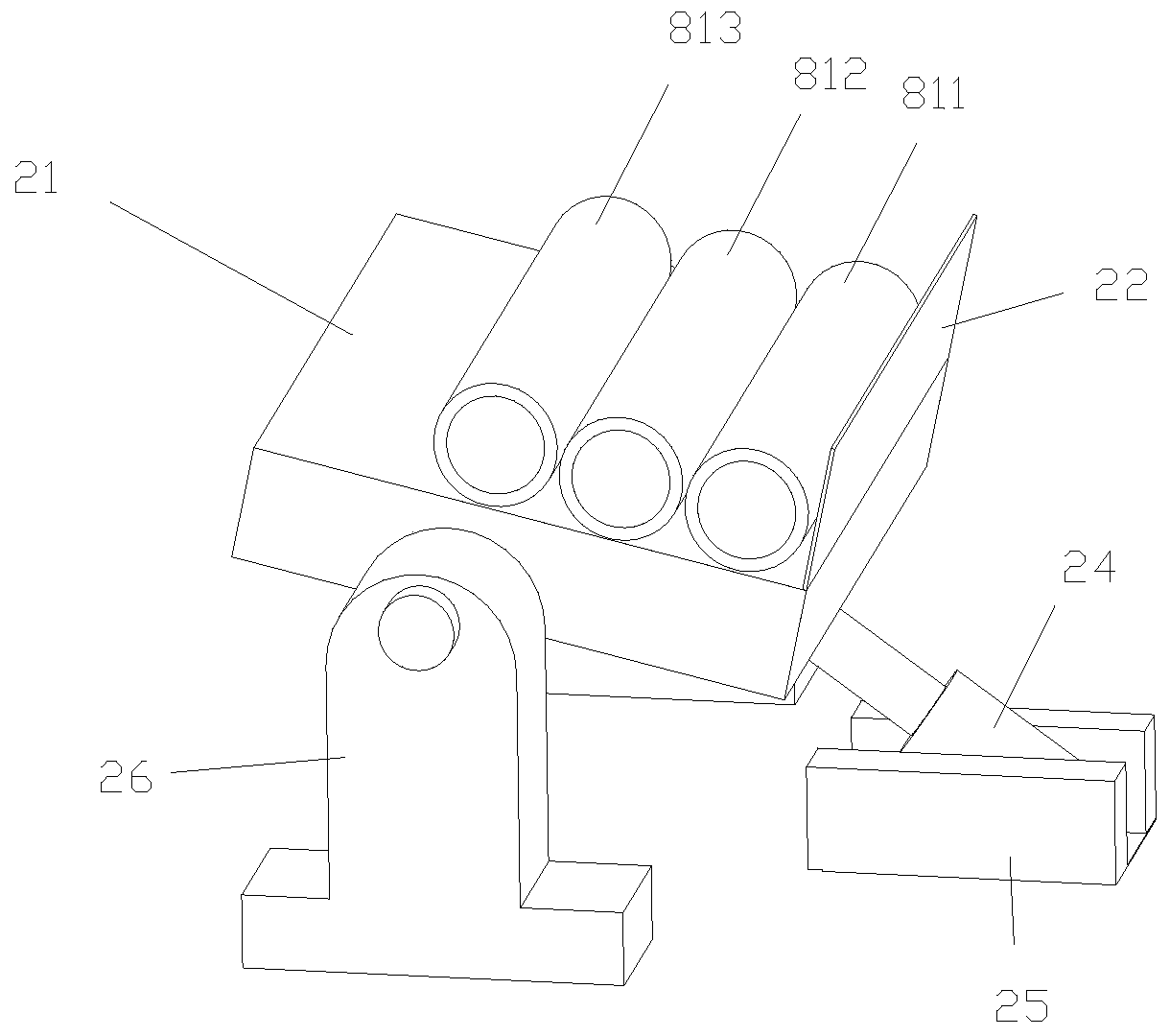 Composite steel pipe processing mechanism, structurally reinforced drainage pipe processed by this mechanism