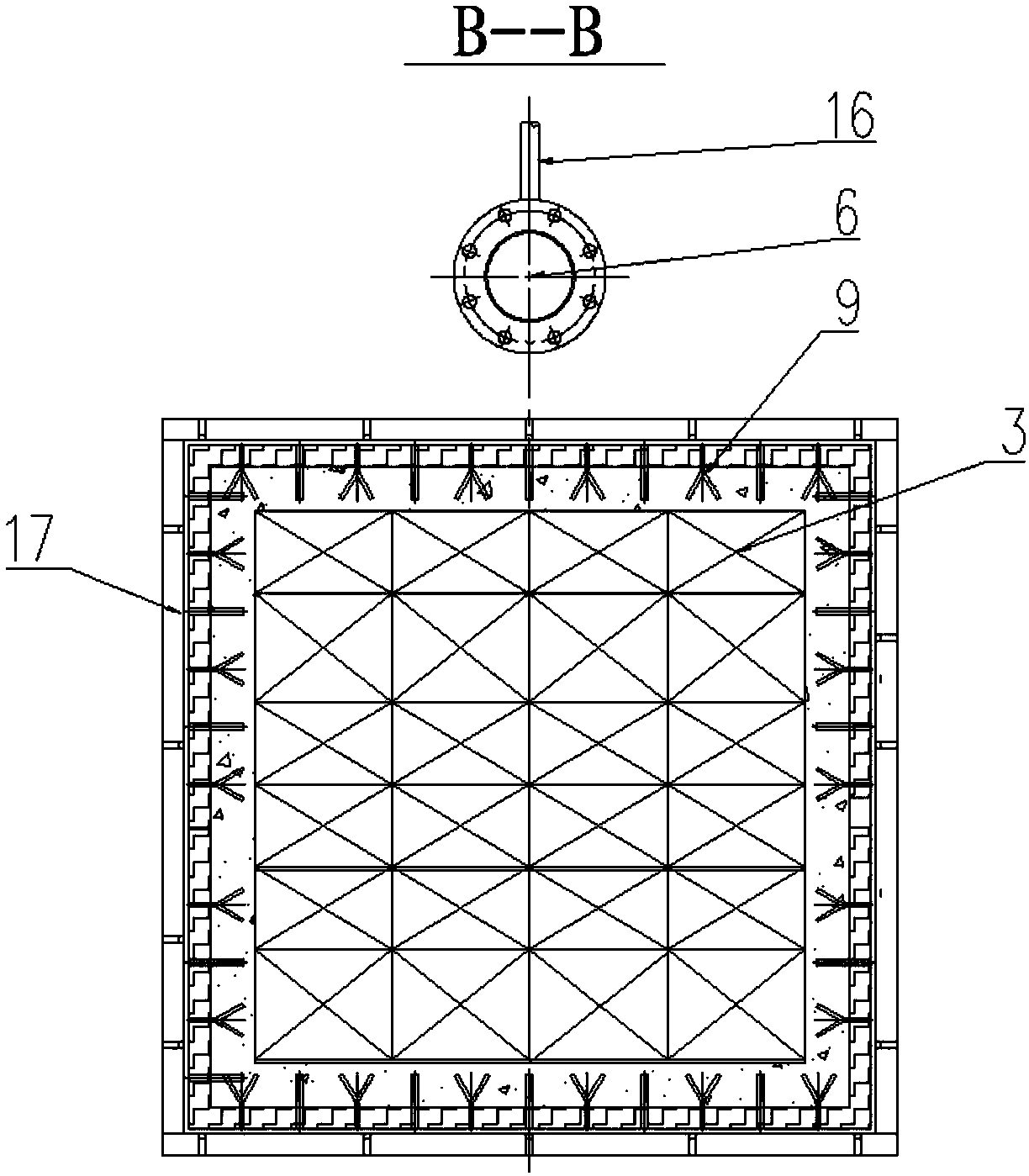 Upper and lower combined low-NOx single regenerative burner