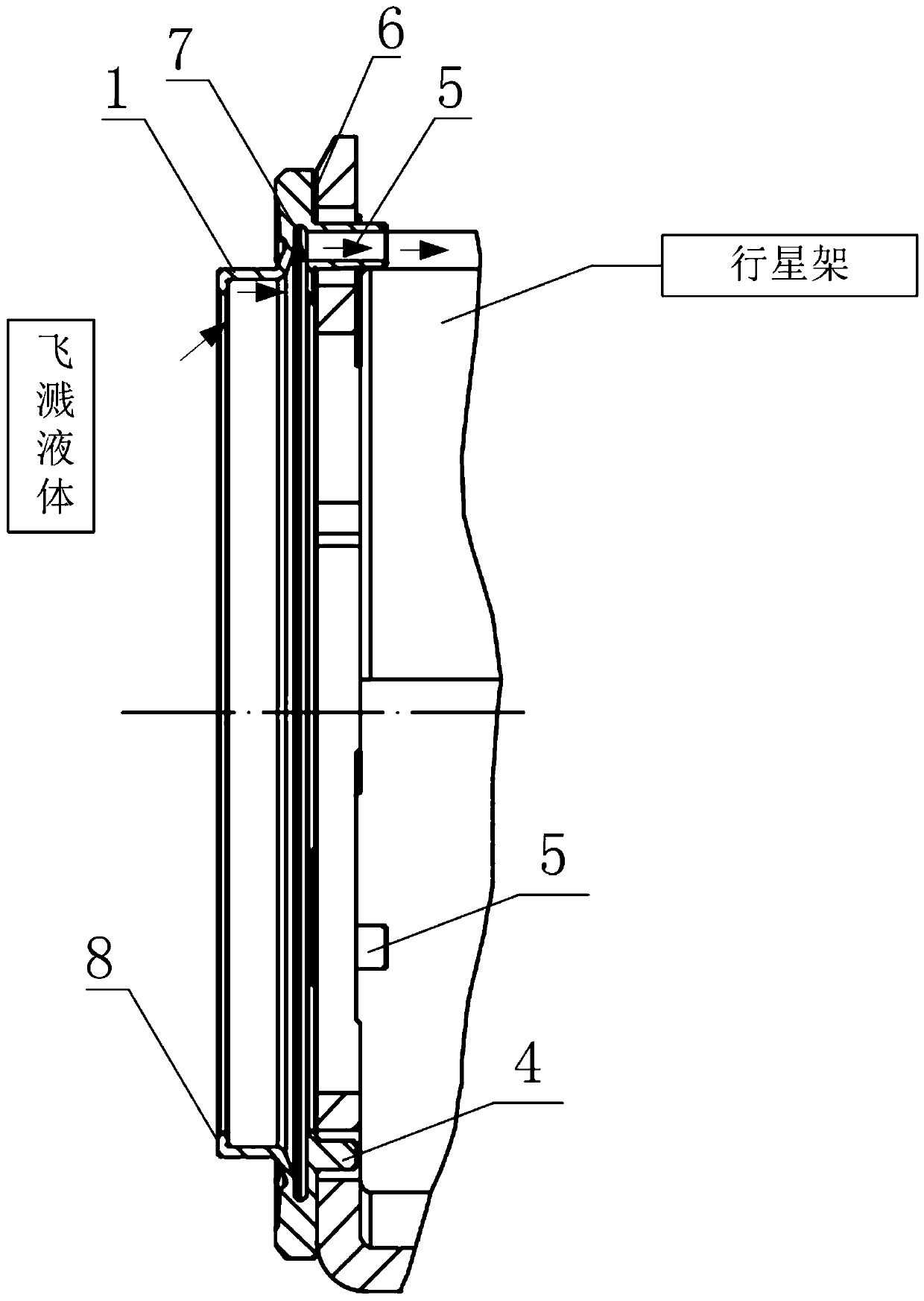 Liquid flow guide member