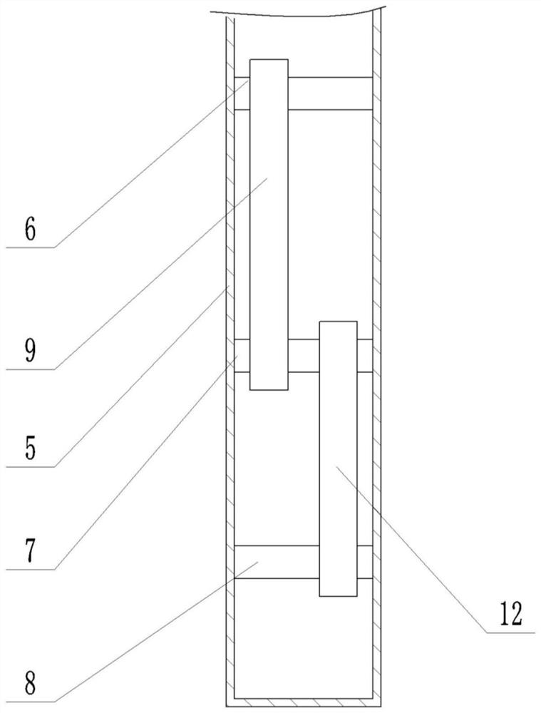 Gear scrap cleaning device