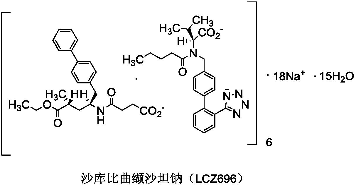 Preparation method of sacubitril-valsartan compound and/or eutectic key intermediate sacubitril calcium