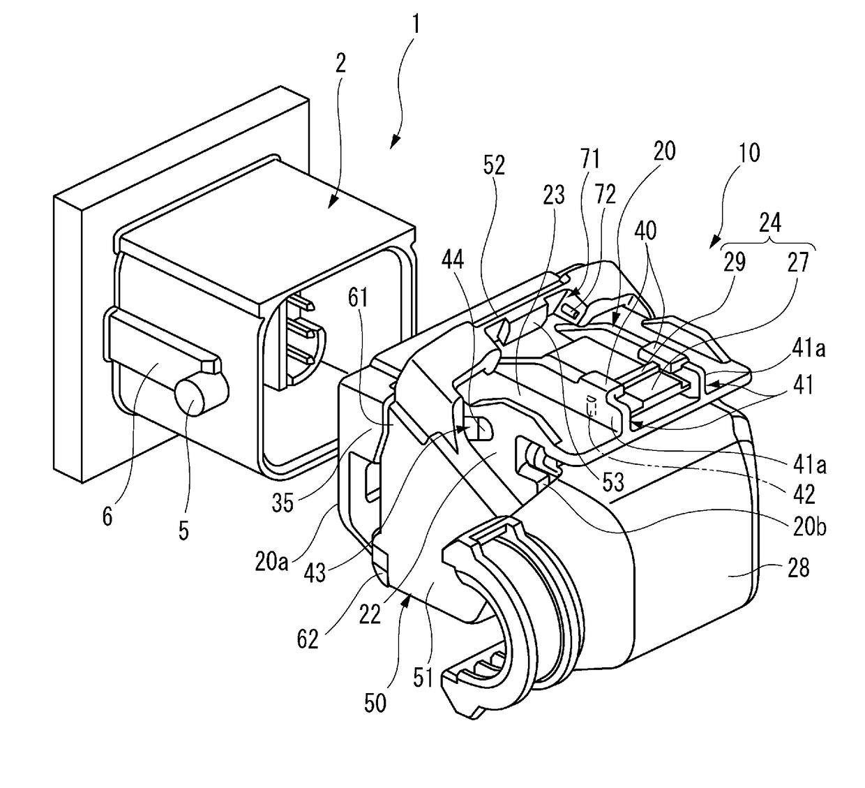 Lever-type connector