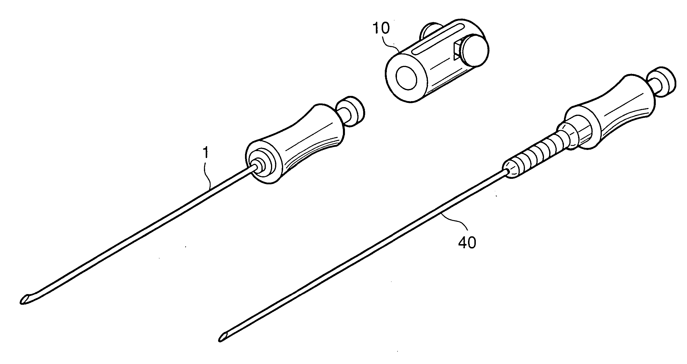 Medical anesthetic needle