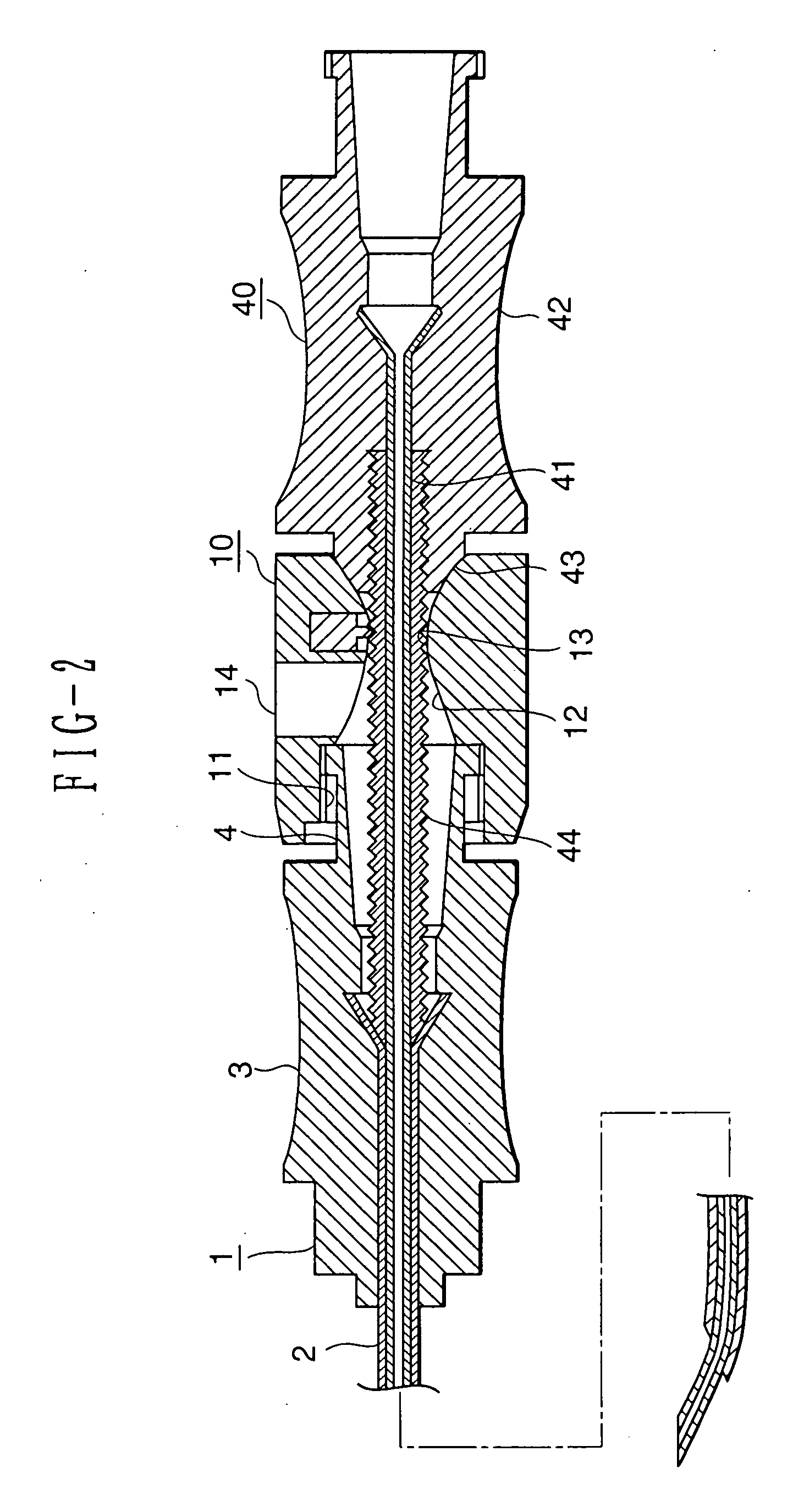 Medical anesthetic needle