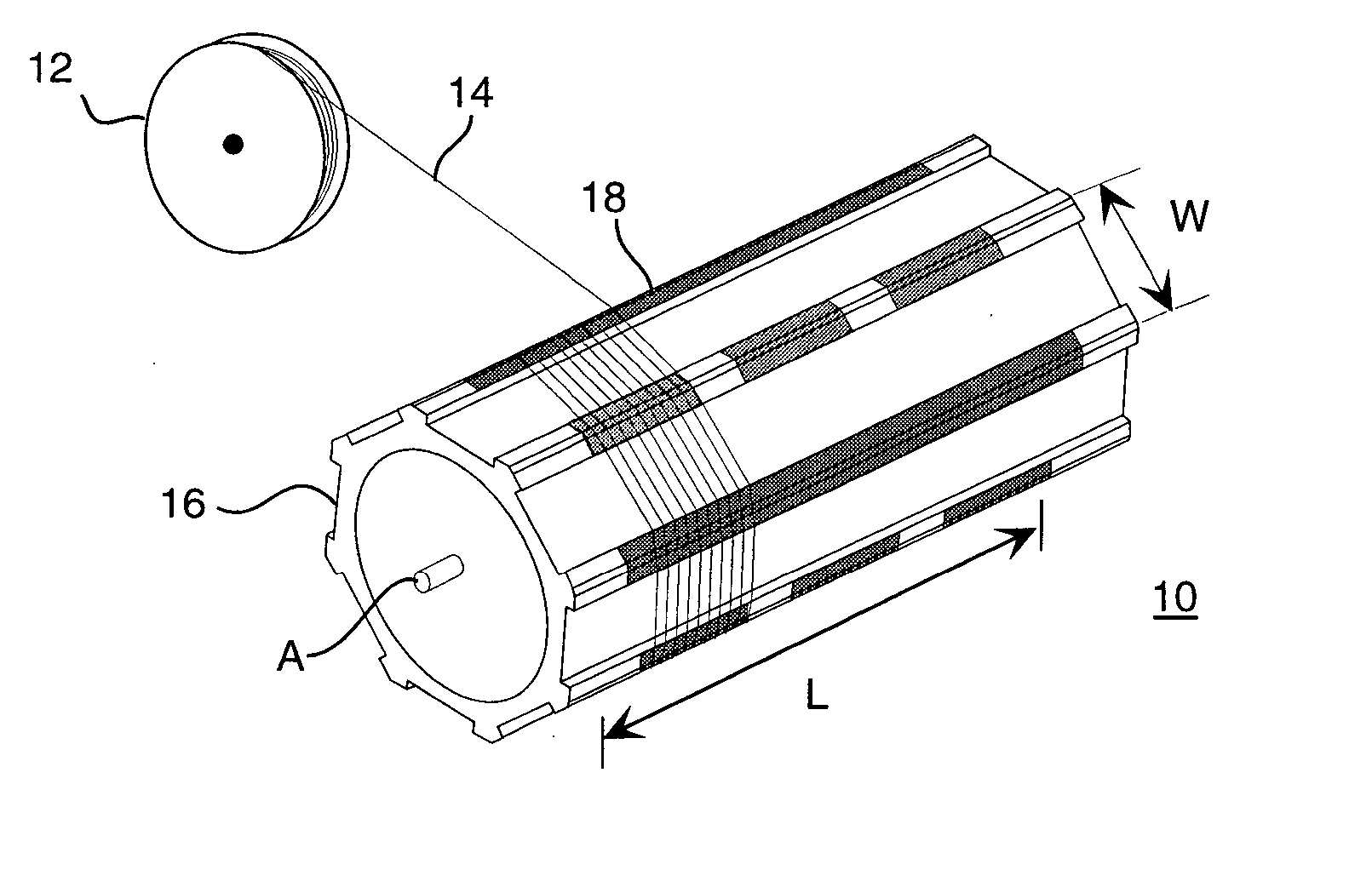 Method for forming an optical converter