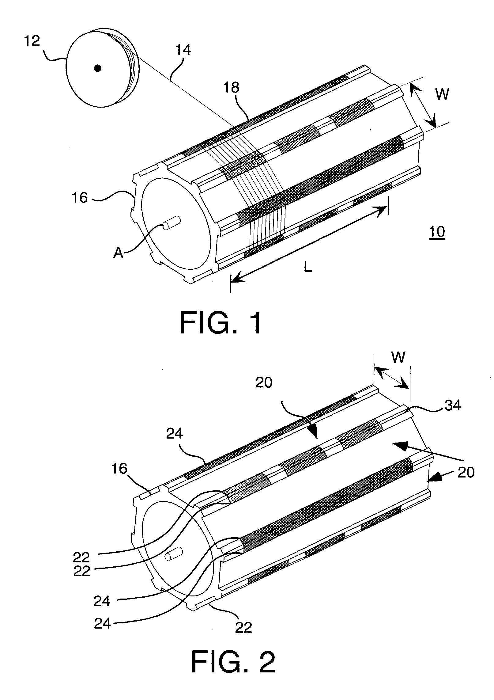 Method for forming an optical converter