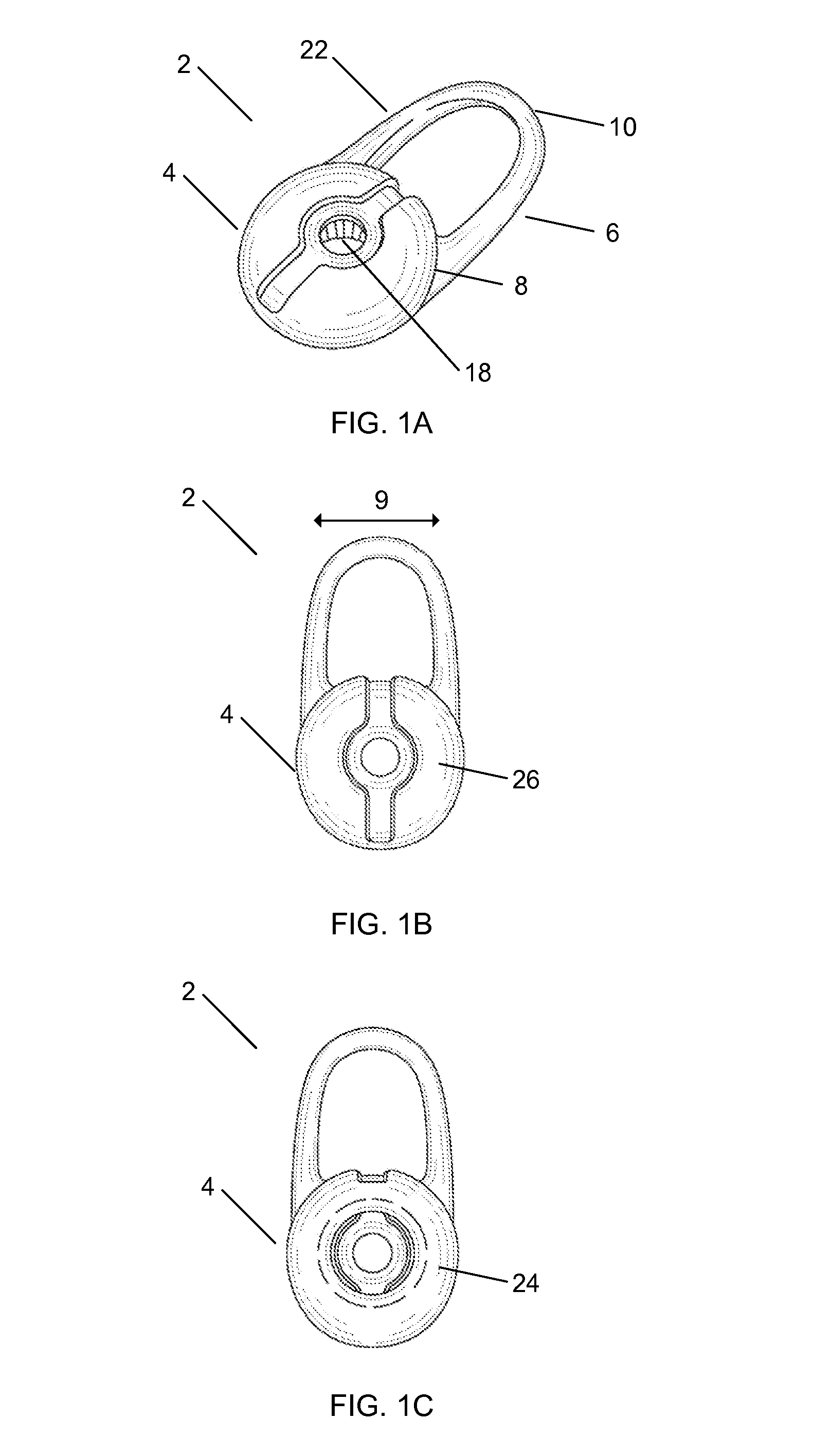 Ear Tip with Stabilizer