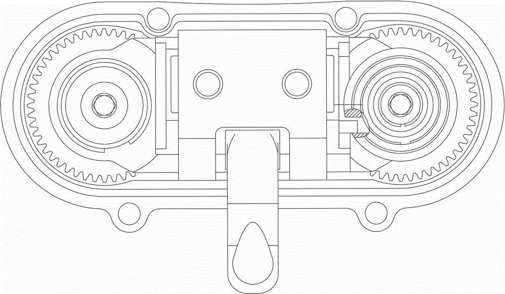 Chassis type automatic brake gap adjusting mechanism of commercial vehicle