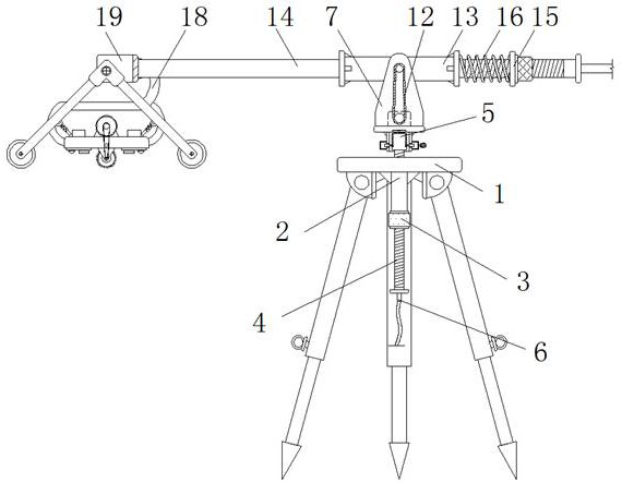 A cleaning and painting device for welded ring joints used for laying oil pipelines