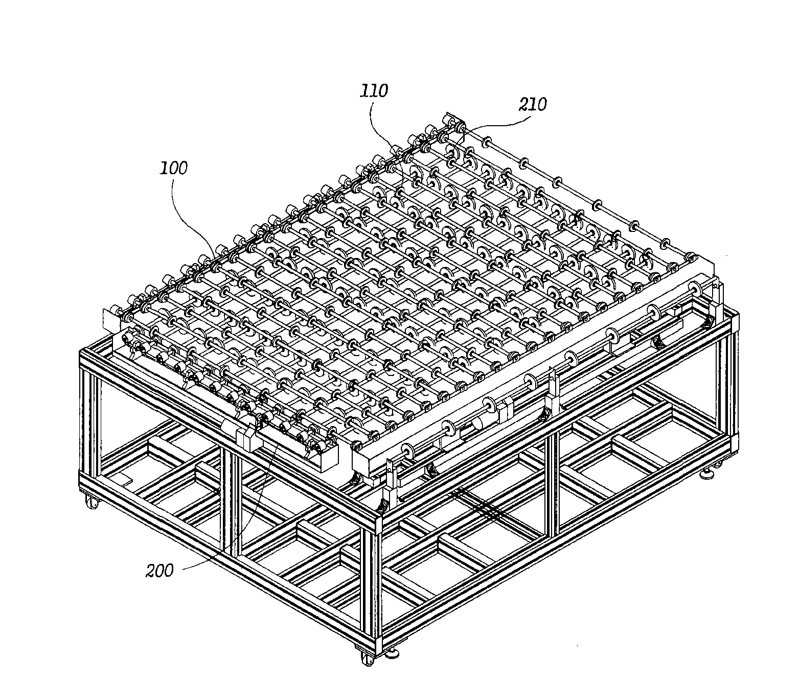 Pneumatic spiral direction-converted conveyor