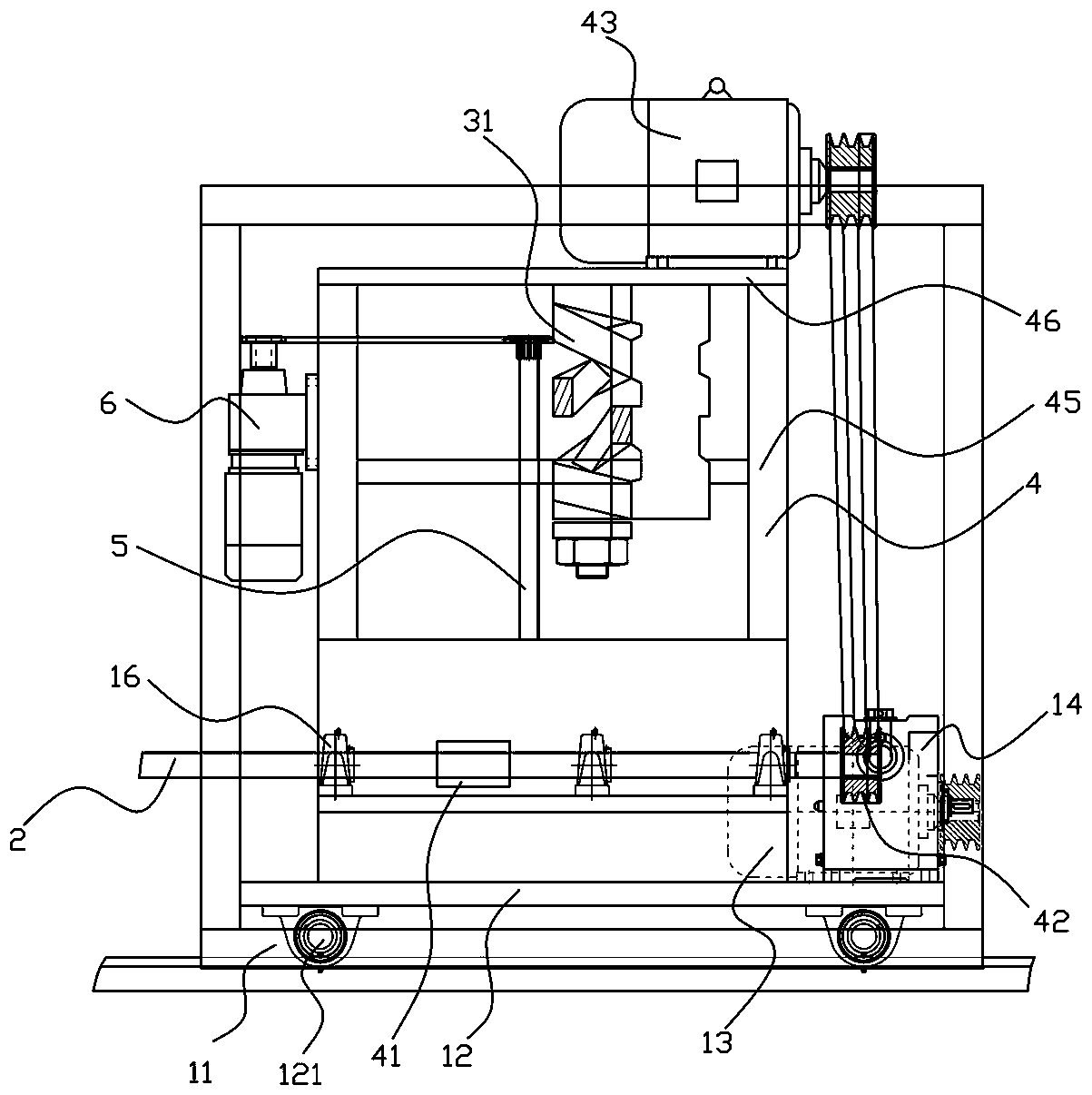 Precise grinding device for inner surface of steel tube