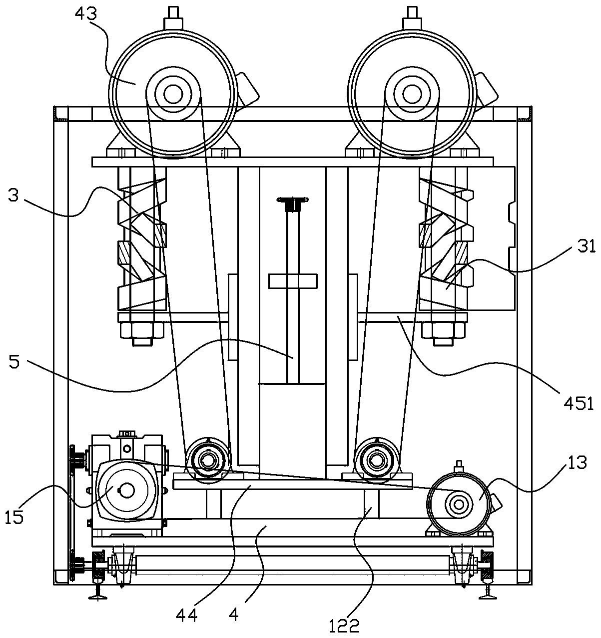 Precise grinding device for inner surface of steel tube