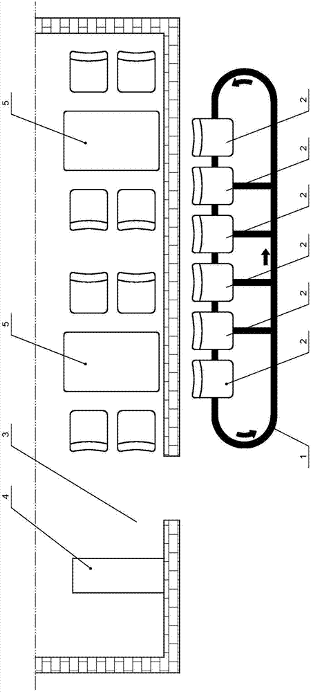 Automatic ordered seat arrangement device and control method thereof