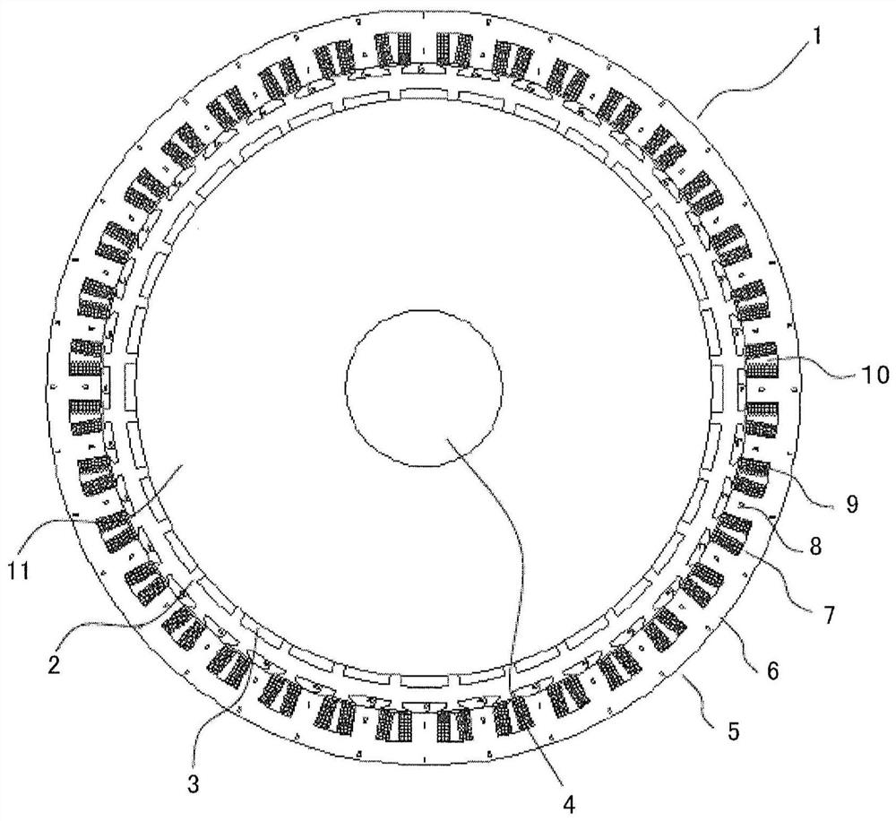 Armature cores for rotating electrical machines