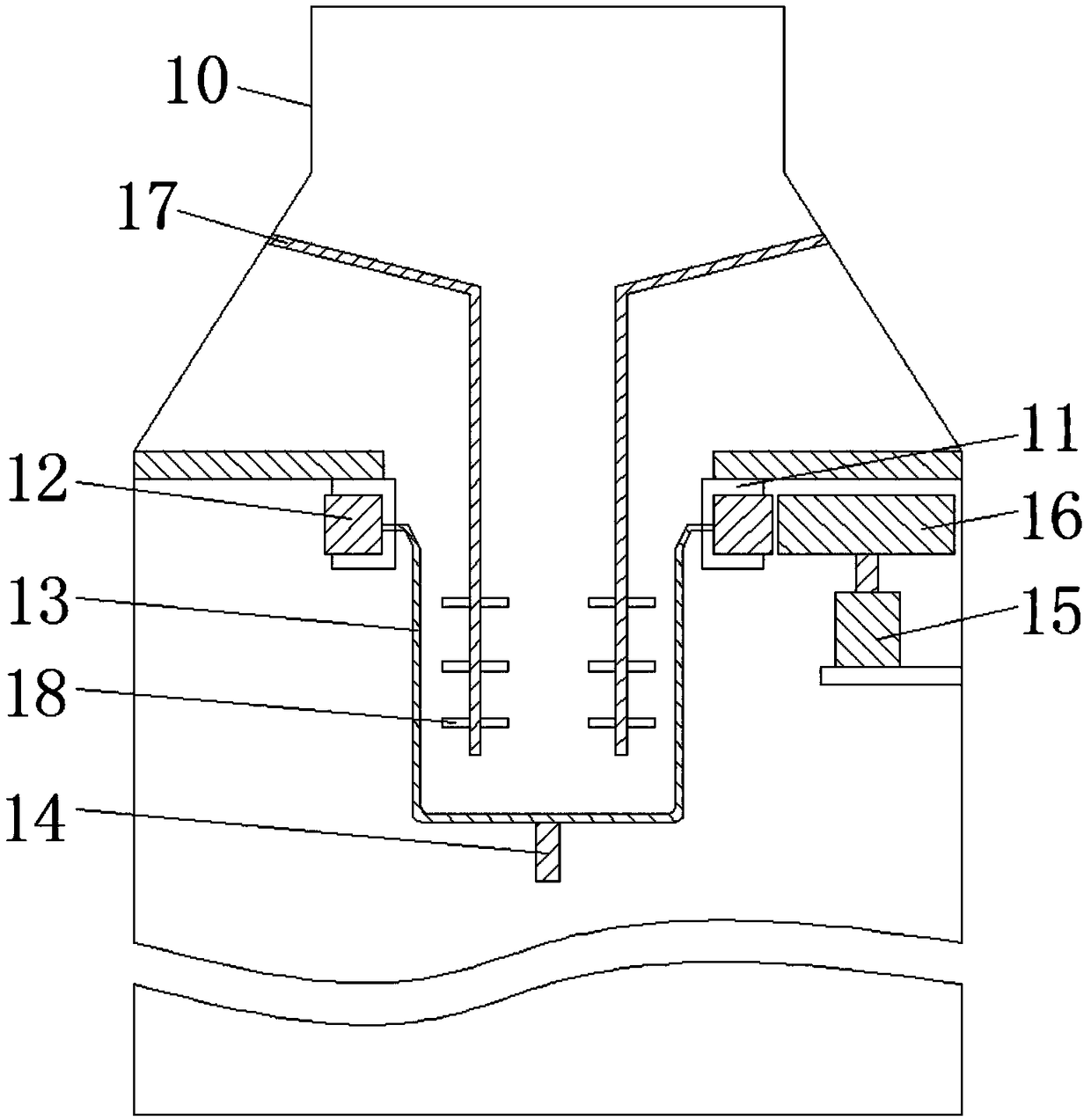 Automatic liquor mixing machine with function of mixing drinks sufficiently