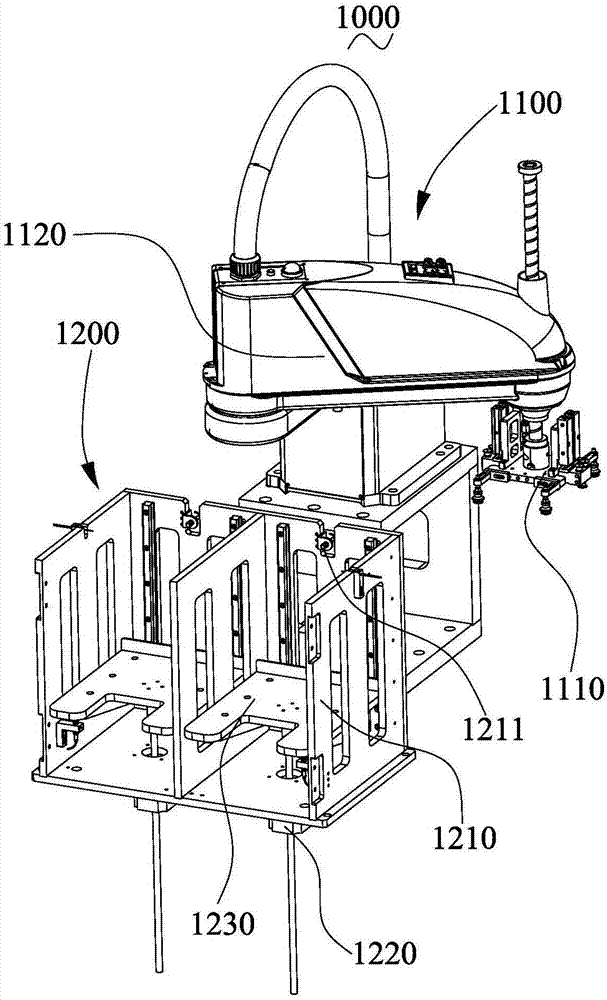 Workpiece thickness detection system and electrical core OCV test equipment thereof