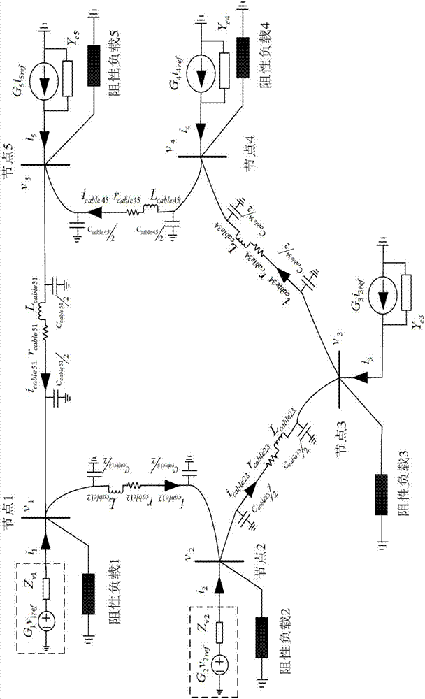 Stability determination method for DC distributed system in peer-to-peer control mode