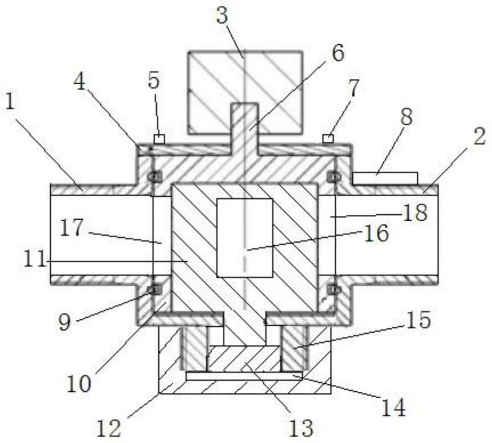 Vortex vibration testing device