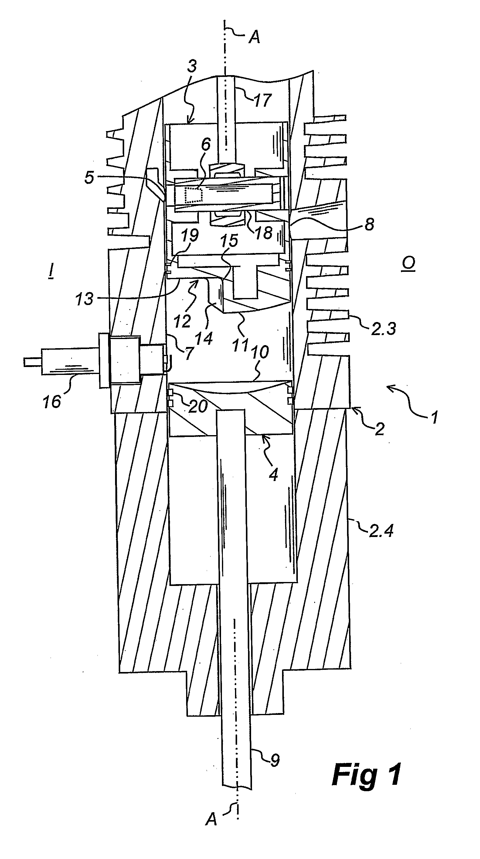 Fuel-powered rock breaker