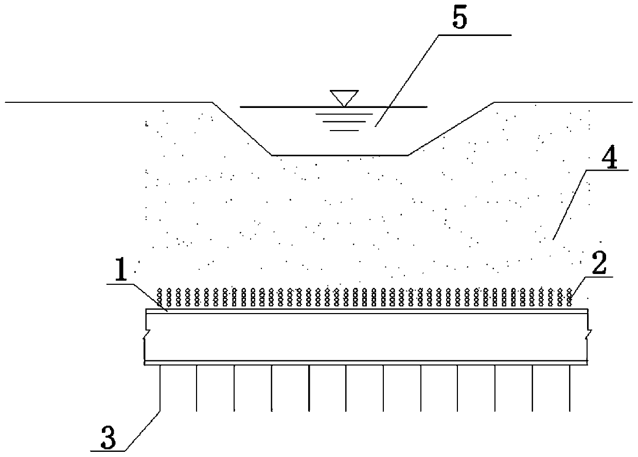 Deepwater pipe culvert anti-floating control system