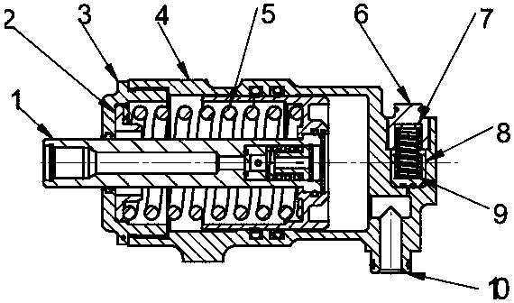 Oil make-up device of pressure compensation hydraulic damper