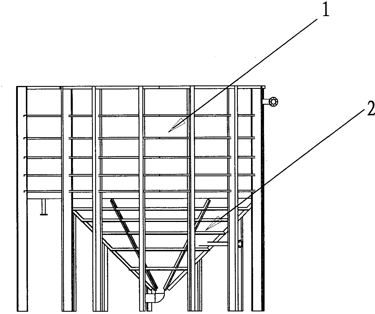 Phosphorization and phosphorization deslagging integrated device and process