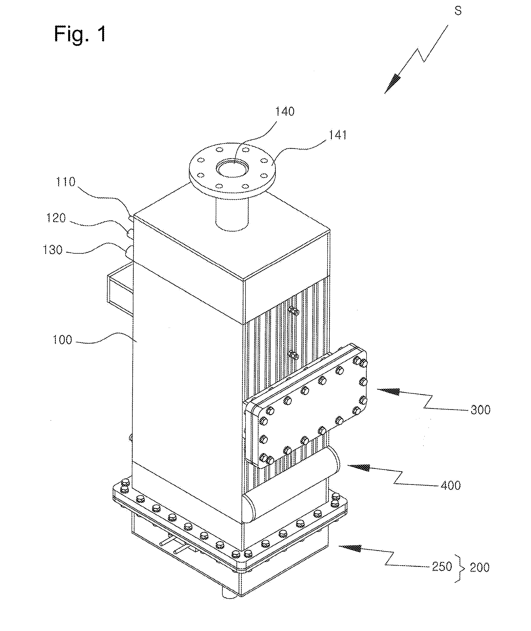 Multi-channel Upright Reformer for Fuel Cell Merged with Heater